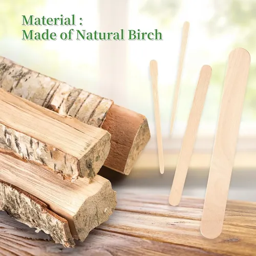1000 Palitos De Madera Para Depilación Cuerpo Y Rostro