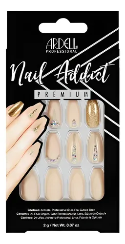 Uñas Postizas Premium Nude Jeweled Ardell