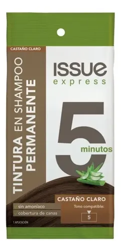 Tintura Shampoo Issue Express 5 Minutos Castaño Claro X6u