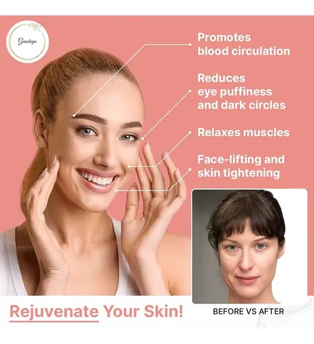 Facial Gua Sha Guashape, Cuarzo Blanco Natural, Para Esculpi