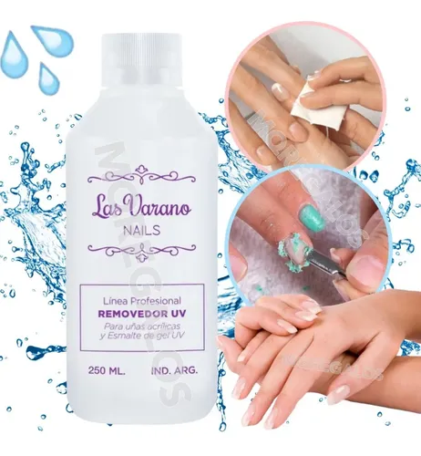 Removedor Para Uñas Semipermanentes Las Varano 250ml
