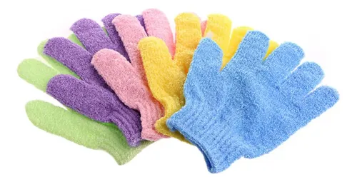 Guantes De Baño Exfoliantes De Nailon (2 Unidades)
