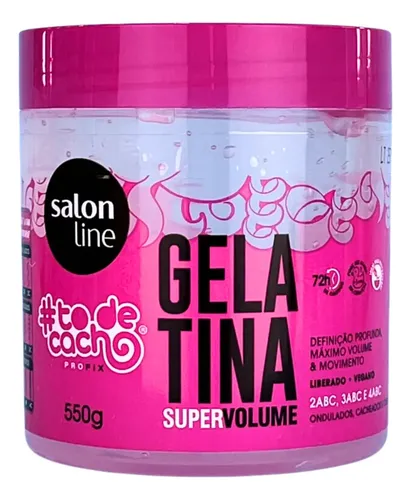 Salon Line Gelatina Super Volumen Definición 550g X3