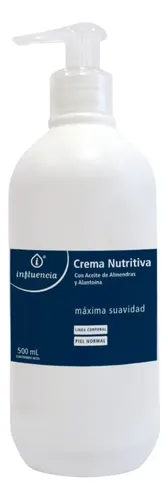 Influencia Crema Nutritiva Corporal Máxima Suavidad 500ml X3 Fragancia