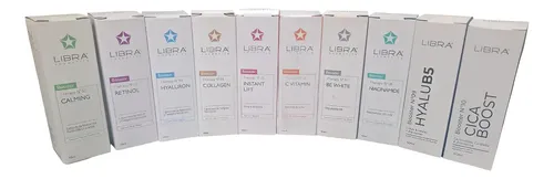 Kit 10 Boosters Serum Facial Libra Skincare 50ml