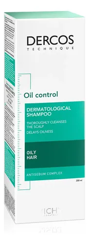 Shampoo Vichy Dercos Thechnique Sebo-Corrector en botella de 200mL por 1 unidad de 200mL