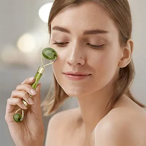 Set De Rodillo De Jade Y Gua Sha Ysrisny Para El Rostro, Ant