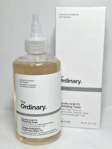The Ordinary – Solución Tonico De Ácido Glicólico Al 7% Momento de aplicación Noche Tipo de piel Mixta