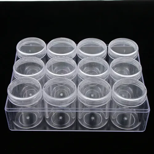 12pcs / 24pcs Recipientes En Cremas Botella De Claro