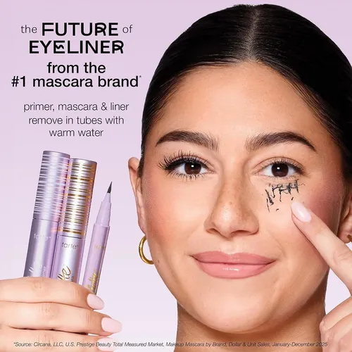 Delineador Líquido Peel-off Tubing De Tarte, Negro, Vegano