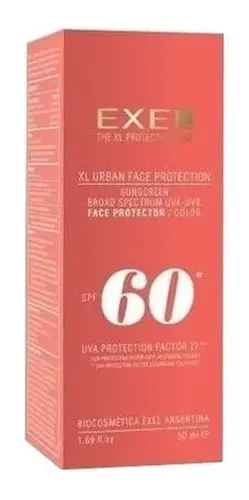Protector Solar Exel Face Protection Con Color FPS 60 50ml