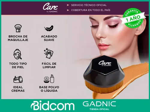 Brocha De Maquillaje Gadnic Base Líquida Polvo Cosméticos