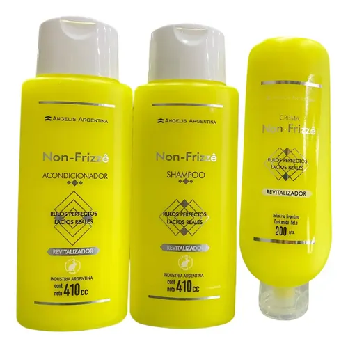 Combo Non Frizze Revitalizador Capilar Angelis Argentina