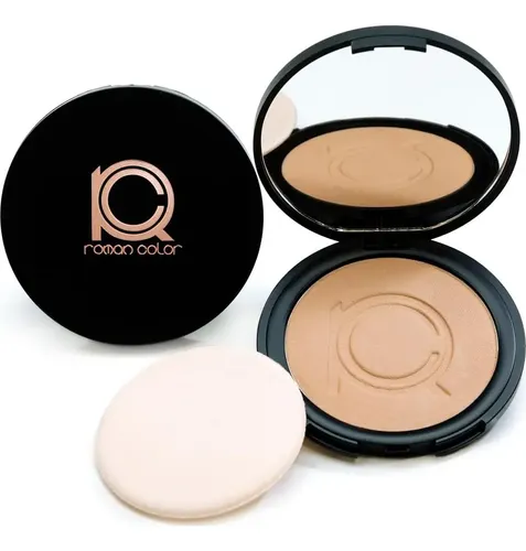 Polvo Compacto Base De Maquillaje Roman Color 13.88 G Arena