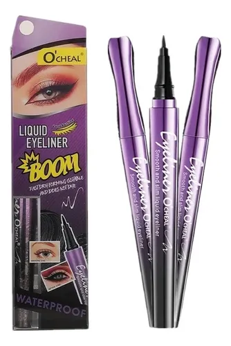 Delineador Liquido Ocheal Waterproof Punta Fina Negro