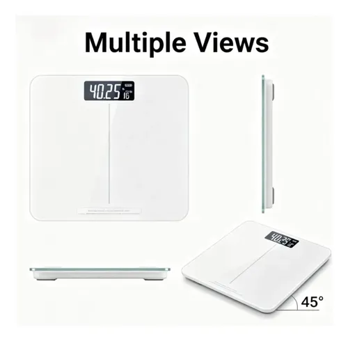Balanza Digital De Baño Con Pantalla Lcd