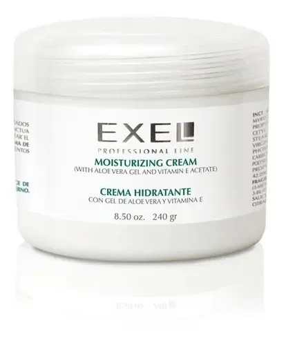 Crema Hidratante Exel con Aloe Vera y Vitamina E para Piel Seca
