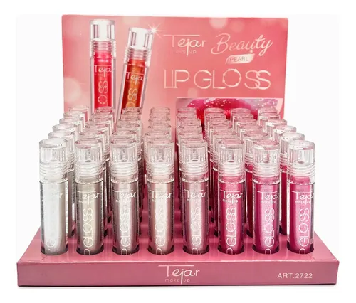 Lip Gloss Pearl Tejar Make Up (pack X 3)
