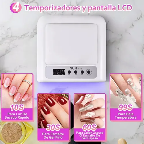 Cabina Led Uv Uñas 288w Almohadilla City Girl H72 City Girl