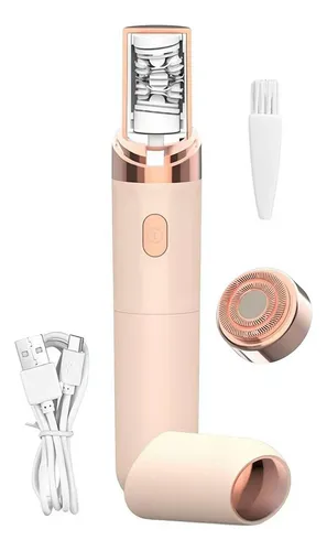 Depiladora Eléctrica 2 En 1 Genérica Rosa Recargable