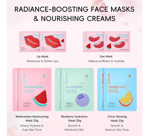 Conjunto De Mascarillas Faciales Quiyum 26 Piezas