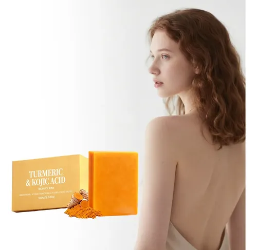 Jabón De Baño Iluminador Con Cúrcuma, 100 G, Limpieza Suave