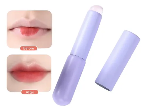 6 Cepillos Aplicadores De Labios De Silicona, Minicabezal Re