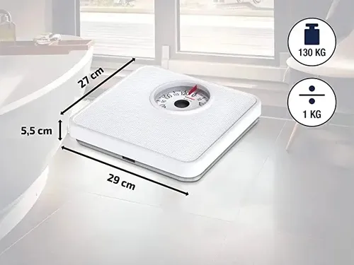 Balanza Digital Soehnle Style Sense Compact 200 de Vidrio para Baño 130 kg Crema