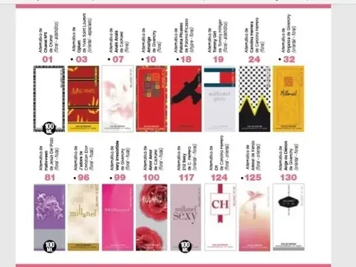 Pack De 3fragancias Millanel Femeninas Y Masculinas X 60 Ml