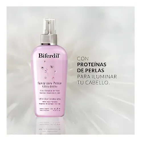Biferdil Spray Peinar Ultra Brillo Proteínas De Perla 150 Ml