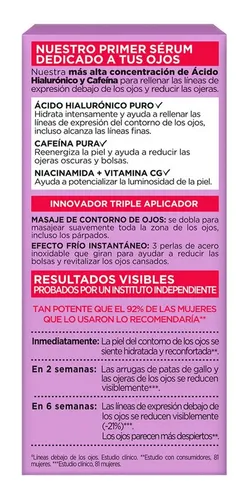 Serum Ojos L’oreal Paris Revitalift Acido Hialuronico