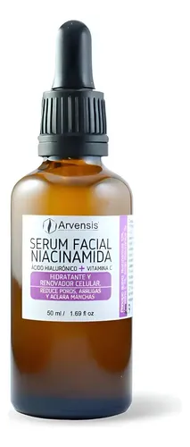 Serum Niacinamida Con Hialuronico Vitamina C 50cc Arvensis