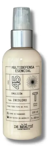 Protector Solar Le Lab Fps 45 Incoloro Tensor 100ml