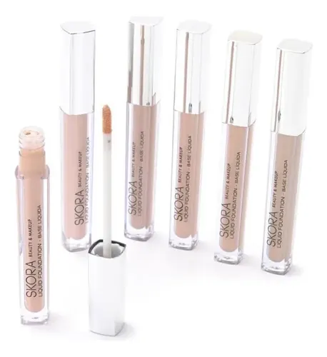 Base Liquida Correctora Skora C/ Aplicador Para Maquillaje