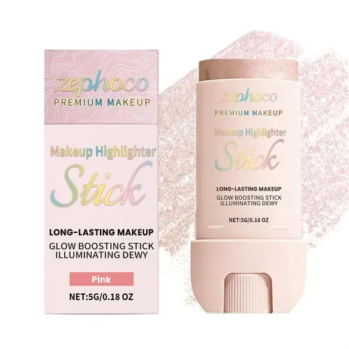 Barra Iluminadora Zephoco Soft Glow (rosa), Natural Y Cl Rosa