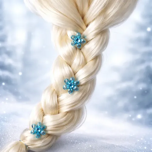 Peluca Generic J-f-01 Elsa Frozen Plateada 70 Cm
