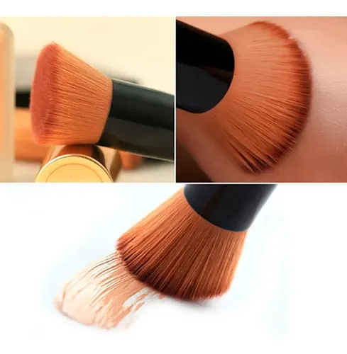 ** ** Pincel De Maquillaje Base Diagonal 12 Cm – Acabado **