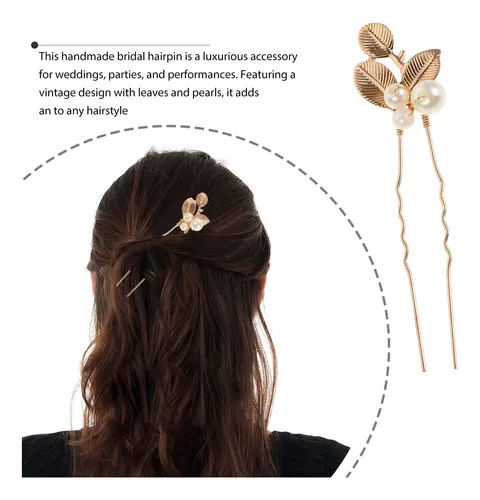 Joyas De Pelo Hechas A Mano Con Forma De Alfiler De Metal Pa