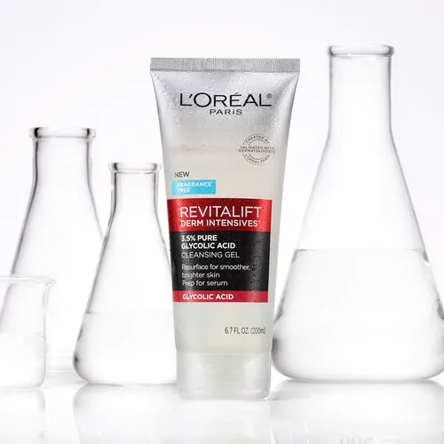 Gel Limpiador L’oreal Paris Revitalift Con 3,5% De Ácido Gli Todo Tipo De Piel Día/noche