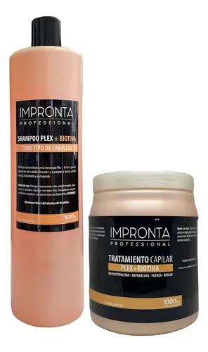 Shampoo + Mascara Plex Con Biotina Repara Impronta 1kg Full