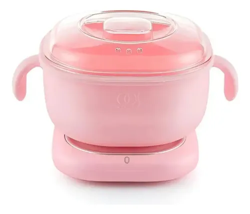 Calentador De Cera De Silicona Plegable Depilacion Rosa