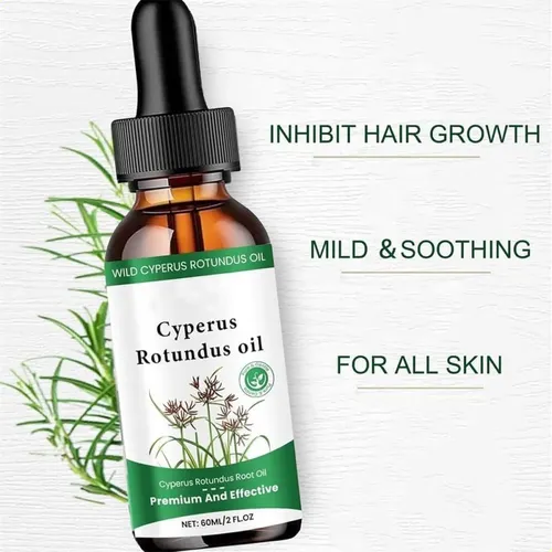 2 Unidades De Aceite 100% Cyperus Rotundus, Elimina El Vello