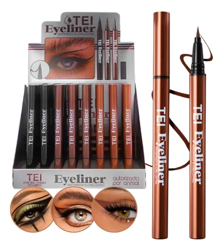 Delineador De Ojo Tei Liquido Waerproof De Larga Duracion