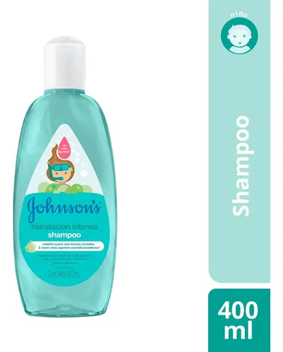 Shampoo Johnson’s Baby Hidratación Intensa para Niños, 400 mL