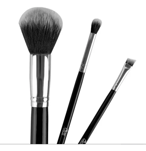 Set De Brochas Maquillaje Profesional Alta Gama + Estuche Negro