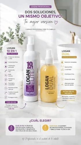 Logan Dual Nutrición Instantánea Sin Enjuague 250 Ml