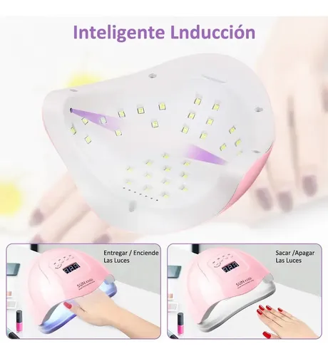 Profesional Lampara De Uñas Uv Secador Uñas Led Con Pantalla