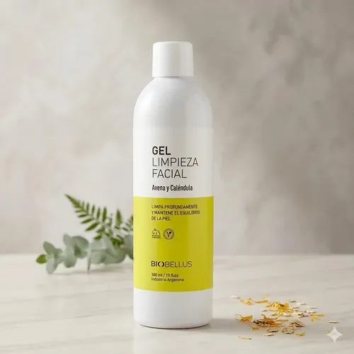 Gel Limpieza Facial Avena Y Calendula Biobellus 300ml