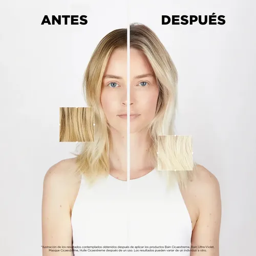 Kérastase Blond Absolu Cicaplasme Sérum Termoprotector para Cabello Rubio, Teñido o Decolorado, Sin Enjuague, con Filtro UV, Protege, Nutre y Controla el Frizz, 150 ml