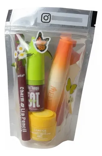 Set De Maquillaje Ideal Regalo Souvenir Lip Combo Rimel
